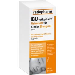 IBU-RATIOPHARM Fiebersaft fr Kinder 20 mg/ml