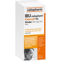 IBU-RATIOPHARM Fiebersaft fr Kinder 40 mg/ml