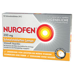 NUROFEN 200 mg Schmelztabletten Lemon